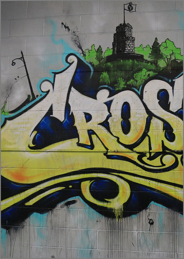 image of a mural at Crossfit Somerville, Somerville, MA