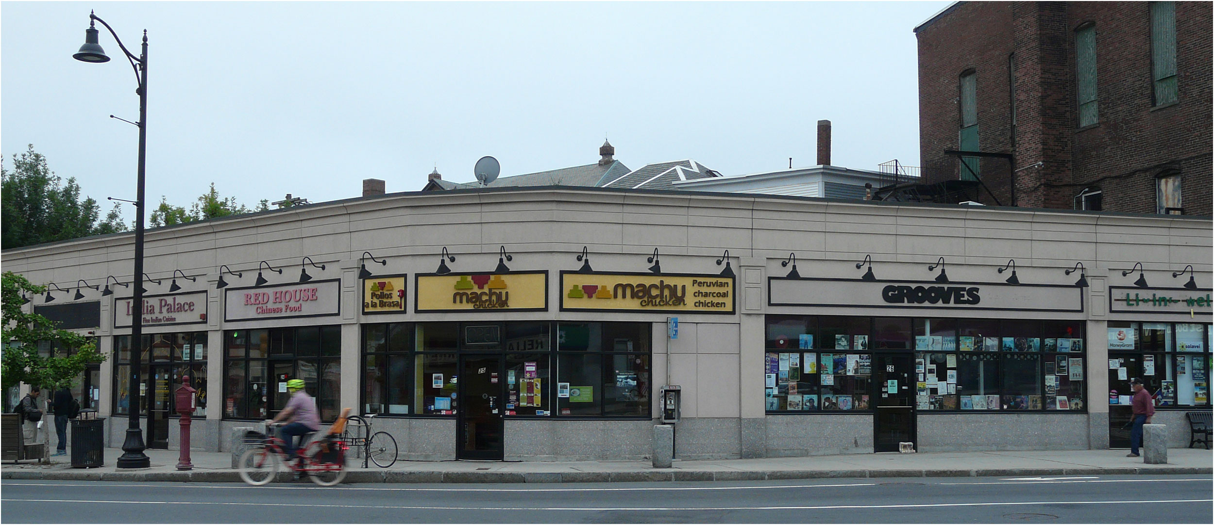 image of a block of businesses in Unon Square, Somerville