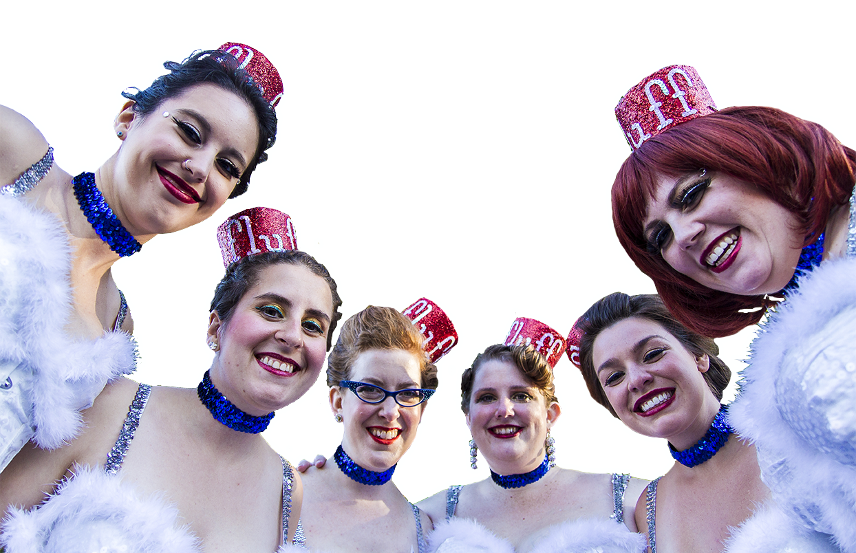 picture of burlesque dancers